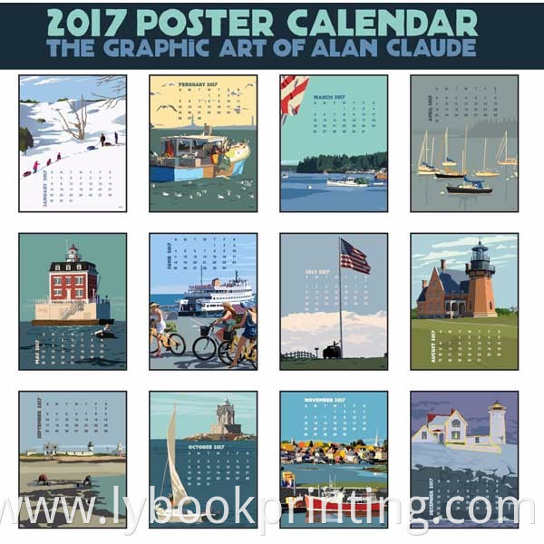 2021 New Wall Desktop Table Desk Fancy Calendar Printing